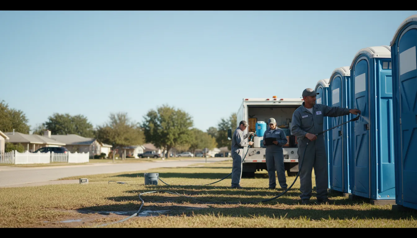 Long-Term Portable Toilet Rental in Scroggins, TX near me